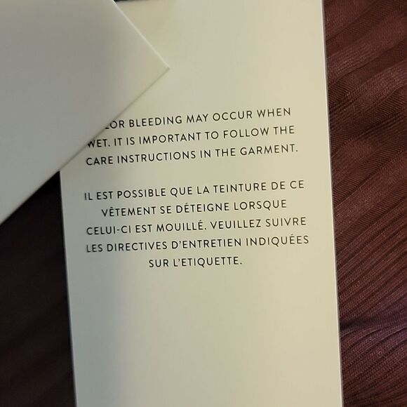 NWT Joie Lanigan Long Sleeve cotton top in Burnt Currant - Picture 10 of 15